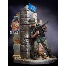 Unpainted Kit 1/18 90mm street battle  90mm France, new  figure Historical  Resin Figure miniature garage kit