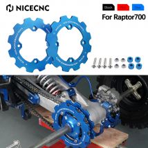 NICECNC ATV Dual Sprocket Guard Chain Protector Cover für Yamaha Raptor 700R YFM700R 2012–2024
