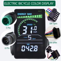 UART2 M6C 24V/36V/48V/60V Elektrische Fahrrad Computer Meter Wasserdicht Radfahren kilometerzähler Mountainbike Zubehör Tachometer
