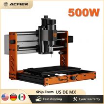 ACMER 3S 3018 CNC-Fräsmaschine 500 W Spindel Not-Stop 3-Achsen GRBL Offline-Steuerung Schnitzen Schneiden Holz PCB Stein Metall