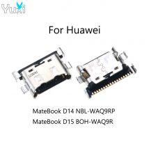 YuXi 2/5/10pcs For Huawei Matebook D14 Nbl-WAQ9RP D15 Boh-WAQ9R Type C USB Jack Socket Charging Port Dock Connector