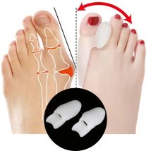 2/3 Paar Pediküre Fuß Finger Schutz Knochen Daumen Orthesen Bunion Korrektor Silikon Hallux Valgus Glätte isen Zehen abscheider