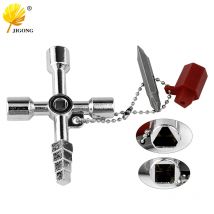 kostenloser versand Neue 5 In 1 Universal Kreuz Quadrat Dreieck Zug Elektrische Schrank Aufzug Schlüssel