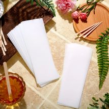 Strisce ceretta non tessute ipoallergeniche: delicati fogli per la rimozione dei peli del viso, delle sopracciglia, del viso, delle gambe, del corpo e del bikini