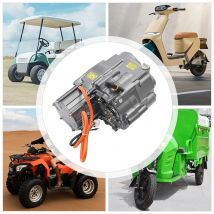 1000 W 48 V bürstenloser Gleichstrommotor-Kit und Controller, Elektromotor-DIY-Umrüstsatz, Elektromotor-Kit, zum Umwandeln von Strandautos, ATVs