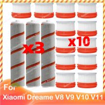 Compatibile per Xiaomi Dreame V9 V10 V11 V8 V9B V9P XR Accessori Spazzola principale Filtro HEPA Parti portatili wireless