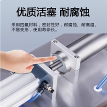 Riempitrice multifunzionale per pasta a testa singola 220V Riempitrice a doppio scopo per pasta liquida a pedale in acciaio inossidabile