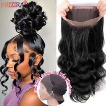 30 pollici 250% densità dell'onda del corpo 360 Full HD anteriore del merletto parrucche dei capelli umani pre pizzicate onda del corpo 13X6 parrucche frontali del merletto dei capelli umani