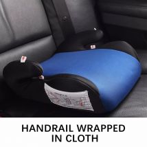 Baby Car Safety Seat Pad With Non-Slip Base Securely Fastened Lightweight Boosters Can Be Safely black