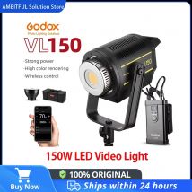 Godox VL150 VL-150 150W 5600K Versione bianca Luce video LED Uscita continua Bowens Mount Studio Light Supporto app