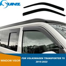 Seitenfensterabweiser für Volkswagen Transporter T6 Caravelle 2015–2022, Fensterblenden, Wind- und