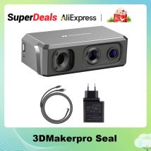 3dmakerpro Seal 3D-Scanner für 3D-Drucker mit 0,01mm Genauigkeit 24-Bit-Farbkamera 10fps Scan-Geschwindigkeit Anti-Shake-Scan-Scanner