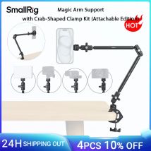 SmallRig Magic Arm Support with Crab-Shaped Clamp Kit for MagSafe Phone Camera Action Camera Universal Desktop Shooting -5626