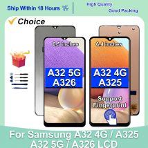 Für samsung galaxy a32 4g lcd a325f/ds a325m a325n display a32 5g touch digitalis ierer bildschirm ersatzteile a326b a326br display