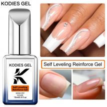 KODIES GEL Russischer selbstnivellierender Gel-Nagellack, verstärkter Gel-Lack, semi-permanenter UV-Nagellack für pralle Nägel, alles für die Maniküre