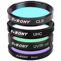 SVBONY 1.25''/ 2" Filter UHC+CLS+Moon+UV/IR Cut Filter, Astronomy Telescope Monocular Astronomical Observations