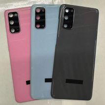 Per Samsung Galaxy S20 Coperchio posteriore della batteria Sostituzione della copertura dell'alloggiamento della porta posteriore con obiettivo della fotocamera per Galaxy S20 G980 G980F SM-G980