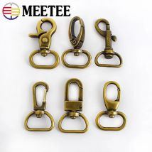 2/4/10 pz 20mm bronzo metallo borsa fibbie portachiavi cinturino cintura moschettone borsa girevole grilletto chiusura aragosta accessori fai da te