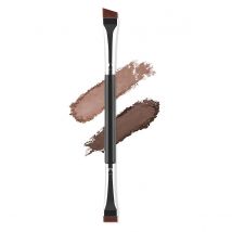 1 Doppelkopf-Klingen bürste, Eyeliner-Pinsel, Detail, vom schlafenden Seidenraupen bis zum Augenbrauen puder, Make-up-Pinsel, Beauty-Tool