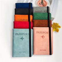 Kobiety Mężczyźni RFID Vintage Business Okładki na paszporty Uchwyt Wielofunkcyjny identyfikator