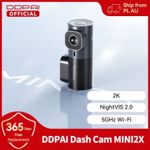 DDPAI Dash Cam MINI2X Risoluzione 2K 5GHz Wi-Fi con ADAS Dashcam Supporto 24H Parcheggio Guardia Visione notturna F1.55 Apertura DVR per auto