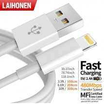 Cavo di ricarica USB di qualità originale per iPhone 14 8 7 6S Plus 13 12 Pro XS Max XR SE Cavo di ricarica veloce Linea di sincronizzazione dati 1m 2m 3m