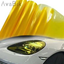 PPF Auto Styling Gelbe Tönung Scheinwerferfolie Qualität TPH Vinyl Rücklicht Nebelscheinwerfer Schutzfolie Aufkleber Easy Stick Aufkleber