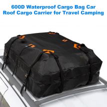 566L/425L Car Roof Cargo Carrier 420D/600D Waterproof Cargo Bag Universal Luggage Bag Storage Cube Bag For Travel Camping Car