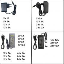 Adattatore di alimentazione CA 220 V a 5 V 12 V 24 V 1A 2A 3A 5A 6A 8A 10A Caricatore Adattatore di alimentazione a commutazione universale 5 12 24 V Volt