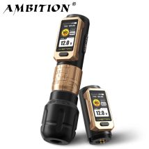 Ambition Soldier Pro 520 Bezprzewodowa Maszynka do Tatuażu Regulowany Skok 2.2-4.2mm Pióro do Tatuażu Moment Obrotowy 520g.cm Silnik Bezrdzeniowy 2400mAh