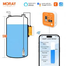 Heißer Verkauf 5M Moray ME202R Tuya Smartlife APP WIFI LCD Temperatur Display Tauch Ebene Wasser Flüssigkeit Niveau Monitor