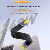 USB 4.0-Vollfunktionskabel 240 W 40 Gbit/s Typ C Thunderbolt 4 8K@60 Hz Video-Superschnelles Datenladen für iPhone15/16 Pro/Max