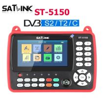 Satlink ST-5150 DVB-S2 + DVB-C + DVB-T2 Combo mpeg4 hd h.265 satelliten finder meter h.265 hevc