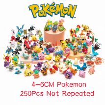 Pokemon Anime Figure di Grandi Dimensioni Casuale 10/20/30/40/50PCS Modello di Azione Giocattolo Sveglio Genuino Pikachu 4-6CM Bambini Regali Di Compleanno