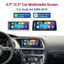 8.9 Inch 12.3'' Road Top Touch Display Multimedia Player Andriod Auto Link For Audi A4 S4 B8 2009-2015 GPS Carplay Screen
