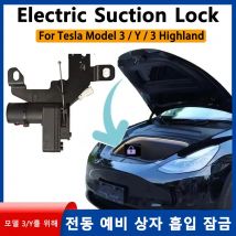 Elettrico Chiusura Morbida Serratura Baule Anteriore Scatola di Ricambio Copertura Auto Adsorbimento di Aspirazione Porta Più Vicino Per Tesla Modello 3 Y 2021-25 Highland