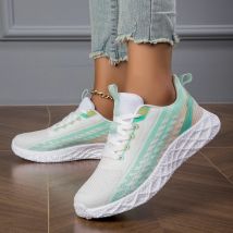 Frauen Mesh Atmungsaktiv Casual Turnschuhe Spitze-up Vulkanisierte Schuhe Damen Plattform Turnschuhe Weibliche Schuhe Plus Größe Zapatos De Mujer