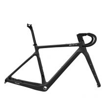 BXT Road Bicycle Frame Gravel Frame Carbon 700C Flat Mount Disc Brake With Carbon Fork and Handlebar Thru Axle 12x142mm