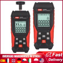 TASI Digitaler Tachometer, Kontakt- und berührungsloser Laser-Foto-Drehzahlmesser 3~ 100000 RPM High Accuracy Rotate Speed Tester RPM Meter