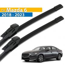 Erick's Wiper LHD Frontwischerblätter für Mazda 6 Mazda6 2018–2023 Windschutzscheibe, Windschutzscheibe, sauberes Fenster, Auto-Regenbürsten, 24 Zoll + 18 Zoll