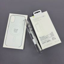 Oryginalne etui na telefon z przyciskiem dotykowym do aparatu, MagSafe, do iPhone'a 16 17 Pro Max 16pro, z bezprzewodowym ładowaniem, przezroczyste, kryształowe, twarde etui PC