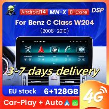 6 + 128G Android 14 Auto Wireless CarPlay Per Benz Classe C W204 S204 2008 -2010 NTG 4.0 GPS 2 Din Autoradio Sistemi Intelligenti BT