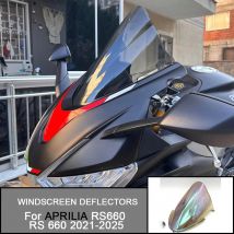 Für APRILIA RS660 RS660 2021-2025 2023 2024 Motorrad Windschutzscheibe Heighten Windschutz Windabweiser Kit Verkleidung Abdeckung R-racer
