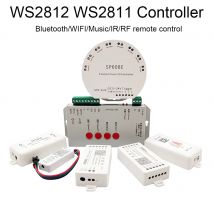 WS2811 WS2812B Controller Bluetooth/WIFI/Musik WS2812 Smart RGB Led Pixel Streifen Controller SP107E SP108E SP110E T1000S DC5-24V