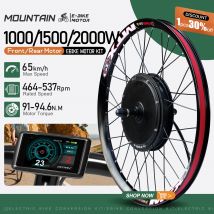 MTX Rim Electric Bike Conversion Kit Front/Rear 48V 1000W 1500W 2000W  Brushless Hub Motor Wheel 20" 26" 27.5" 29inch for EBIKE