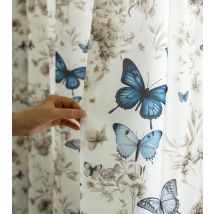 2025 neue Gaze-Tüll-Vorhänge für Wohnzimmer, Schmetterling, 3D-Druck, Schlafzimmer, Balkon, Fenster, Vorhang, Tür, Schrank, Schattierungsgarn