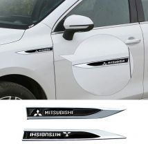 Auto Metall Legierung Abzeichen Auto Körper Seite Flügel Kotflügel Dekoration Aufkleber Für Mitsubishi Ralliart Lancer EX Outlander 3 Pajero 4 ASX
