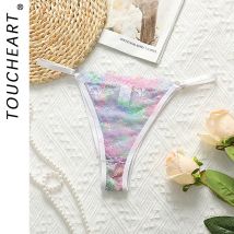 Toucheart Sexy Ultra Dünne Unterwäsche Für Frauen Transparente Spitze Unterwäsche Atmungsaktivem Slip Exotische Mesh Unterwäsche Neue