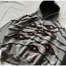 Y2k Hoodie Goth Eye Grafische Mode Mit Kapuze Pullover Harajuku Retro Hip Hop Casual Langarm Sweatshirt Frauen Kleidung 2025