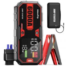 AdoreTrip 20000mAh Auto 6000A Avviatore di emergenza portatile con Power Bank 12V Dispositivo di avviamento booster caricabatteria automatico